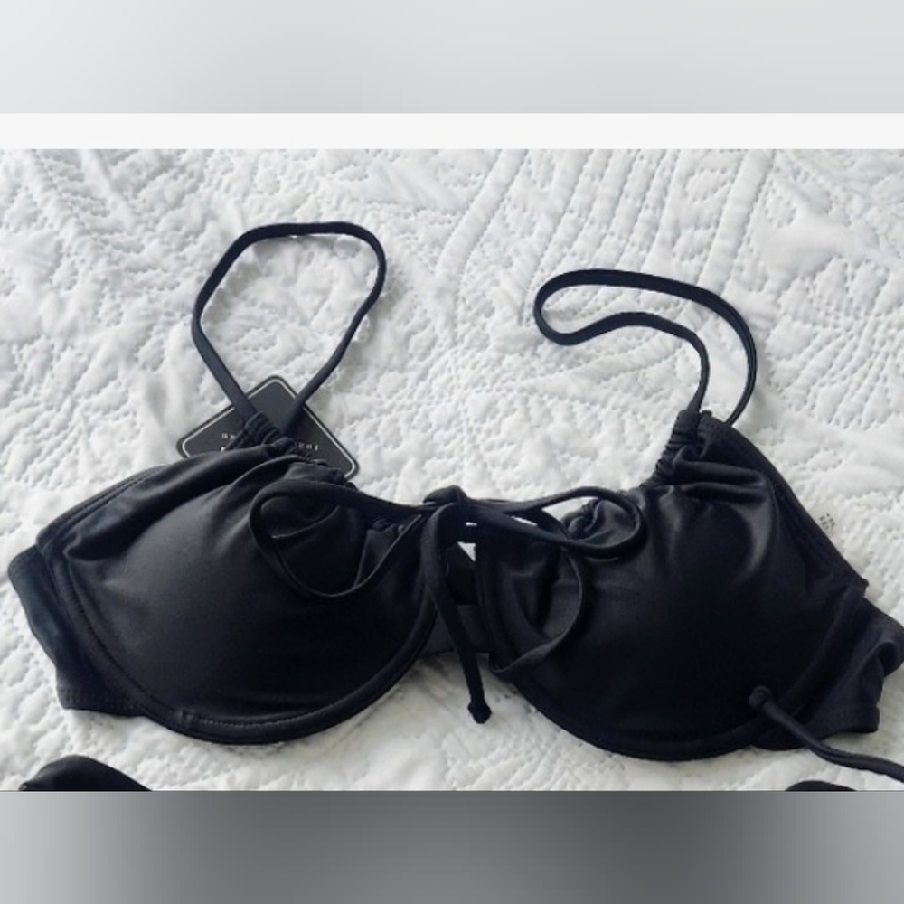 NWT Black Women's Bikini Top